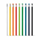 Lápis personalizado colorido com borracha - 1226177