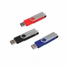 Pen drive personalizado com entrada USB e micro USB - 1226151