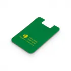 Porta cartões para celular em PVC verde - 1513728