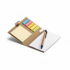Kit Bloco de anotações ecológico personalizado con caneta - 1291491