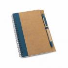 Kit Bloco de anotações ecológico personalizado com caneta - 1291498