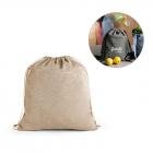 Sacola tipo mochila em algodão reciclado - 1590553