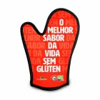 Luva térmica de cozinha vermelha