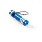 Chaveiro em Metal azul com Lanterna LED e Abridor de Garrafas - 1529833