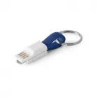 Cabo USB azul com Conector 2 em 1 - 1530096