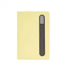 Caderno de capa dura com suporte para caneta - 980762