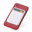 Adesivo porta cartão de lycra para celular-branco - 925727