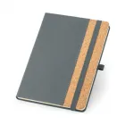 Caderno capa dura (cinza) - 1891551