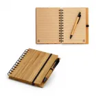 Caderno em Bambu - Caneta em Bambu - 1741066