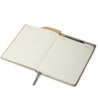 Caderno de anotações com suporte para caneta (caderno pautado) - 1880777