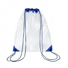Mochila saco Transparente PVC azul - 1900852