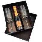 Kit champanhe em caixa kraft
