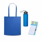 Kit com Ecobag, Squeeze e Bloco azul - 1780231