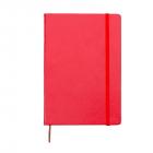 Caderneta em material sintético vermelho - 1330978