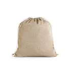 Sacola tipo mochila em algodão reciclado - 1784763