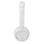 Fone de ouvido bluetooth branco com haste ajustável e fones giratórios - 1301861