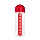 Garrafa porta comprimidos 740 ml - vermelha - 1513752