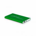 Carregador Power Bank Aluminio Slim - verde - 1514584