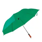 Guarda-chuva verde com Cabo de madeira - 1530449