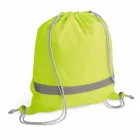 Saco mochila com elementos refletores personalizada verde - 1534113