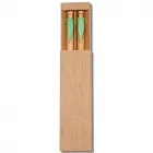 Conjunto Caneta e Lapiseira Bambu em estojo - 1531202