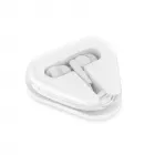 fone de ouvido auricular branco com case personalizado - 1535004