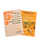 Mini cartão ecológico com sementes - Girassol - 1678569