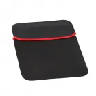 Capa para Tablet e Notebook Neoprene - preta com detalhe vermelho - 1739571