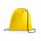 Sacola tipo mochila TNT amarela. - 1689977