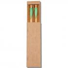 Conjunto Caneta e Lapiseira Bambu em estojo - 1726977