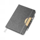 Caderno de anotações ecológico cinza - 1936598