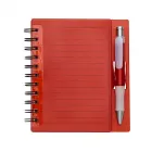 Caderneta de anotações com caneta personalizada - 1881829