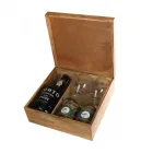 KIt vinho em caixa de madeira personalizado