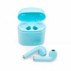 Fone de Ouvido Bluetooth com Case Carregador - azul - 1989427