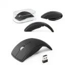 Mouse wireless retrátil personalizado funcionamento 2 pilhas AAA inclusas
