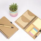 Caderno Ecológico com Autoadesivos e Caneta - 2106190
