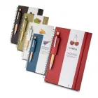Caderno A5 com capa em papel 100% reciclado - cores - 2098914