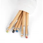 VOLTER. Caneta esferográfica em bambu com escrita em azul foto 4 - 2224540