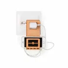 Suporte de celular em madeira MDF crua - 800815