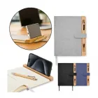 Kit ProHold Bamboo com Bloco e Caneta Kit ProHold Bamboo com Bloco e Caneta