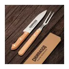 Kit Churrasco 2 Peças com garfo e faca e caixa - 1542170