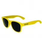 Óculos de sol amarelo personalizado