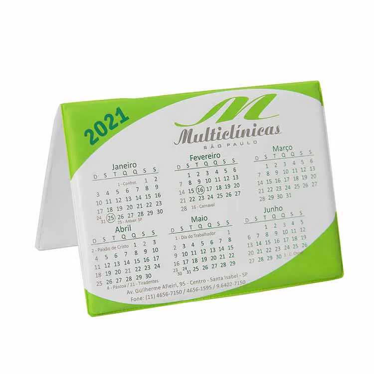 Calendário de mesa