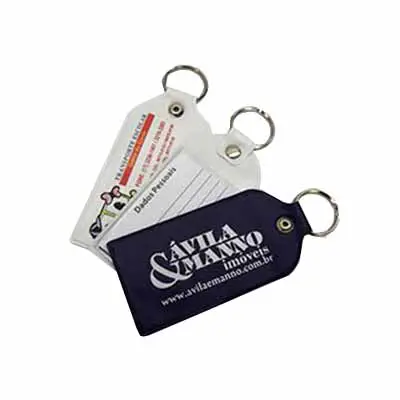 Chaveiro personalizado em PVC