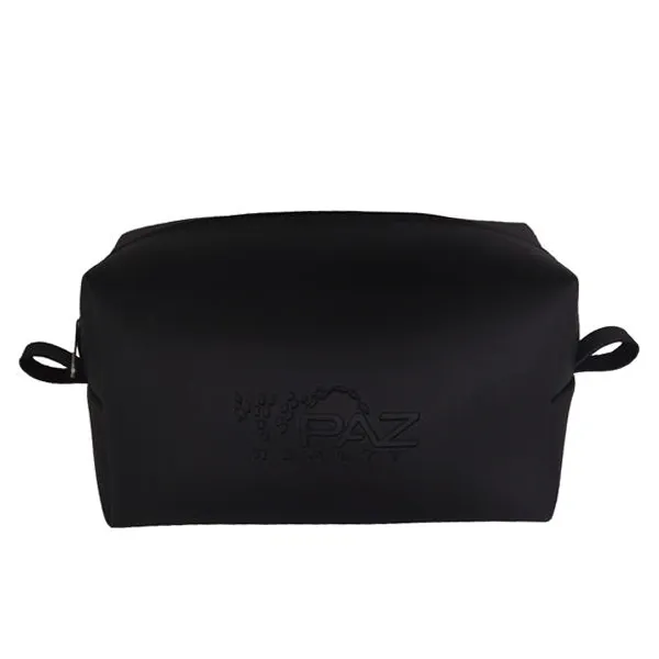 Necessaire em sintético preto