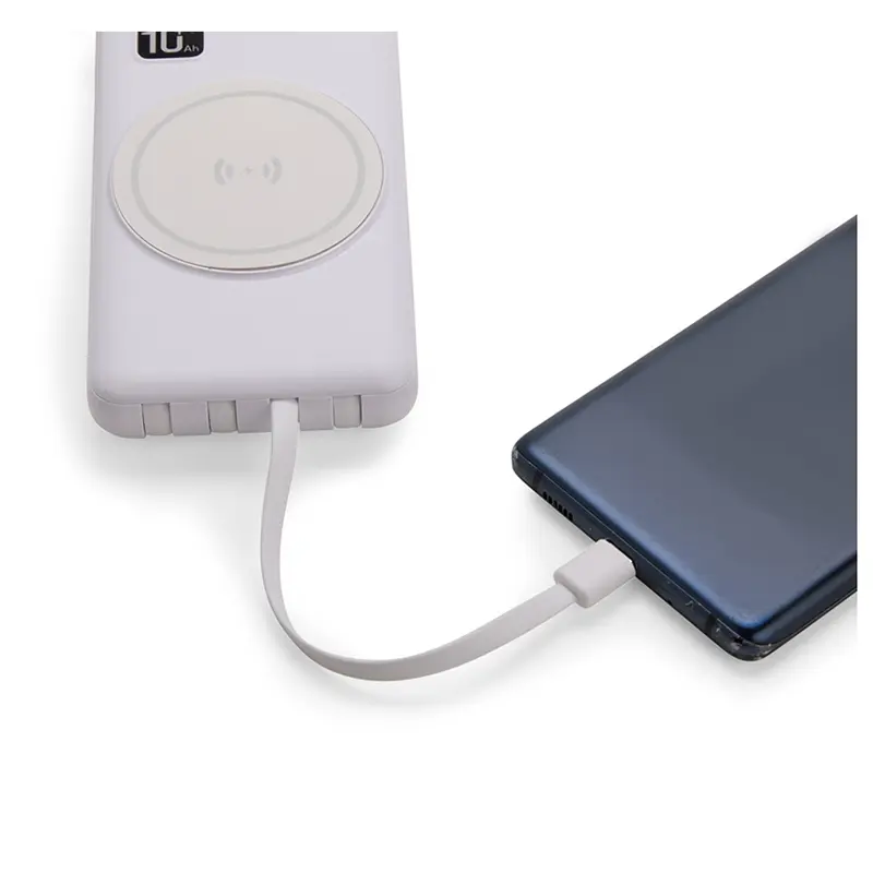 Power Bank em plástico com capacidade de 10.000mAh - 2122675
