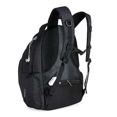 Mochila em nylon com costado acolchoado com tela antitranspirante e bolso antifurto - 285096
