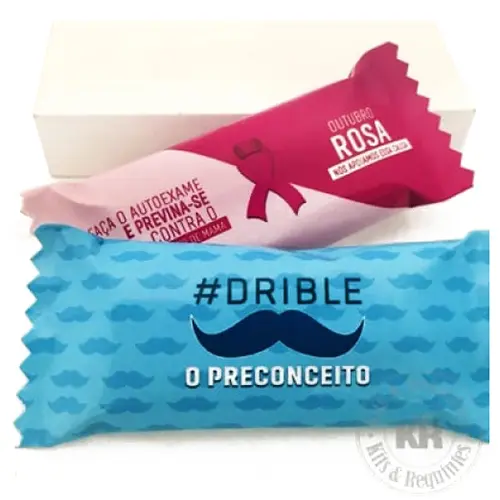Barra de chocolate Nestle com rótulo