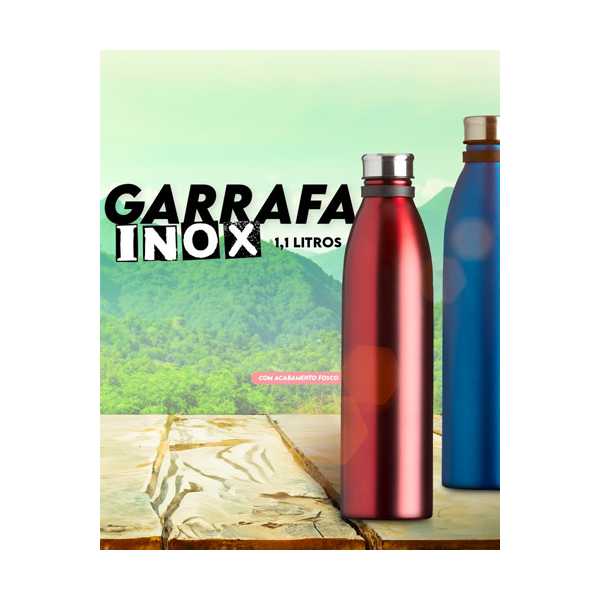 Garrafa Inox 1,1 Litros Personalizada para Brindes - 1987686