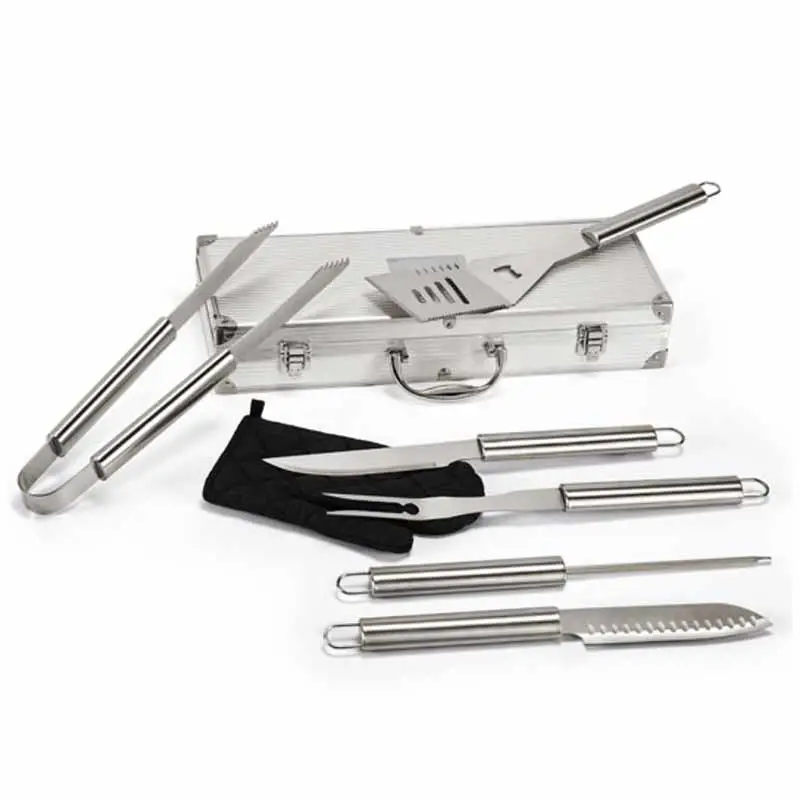 Kit Churrasco com 7 Peças em Estojo Personalizado - 887280